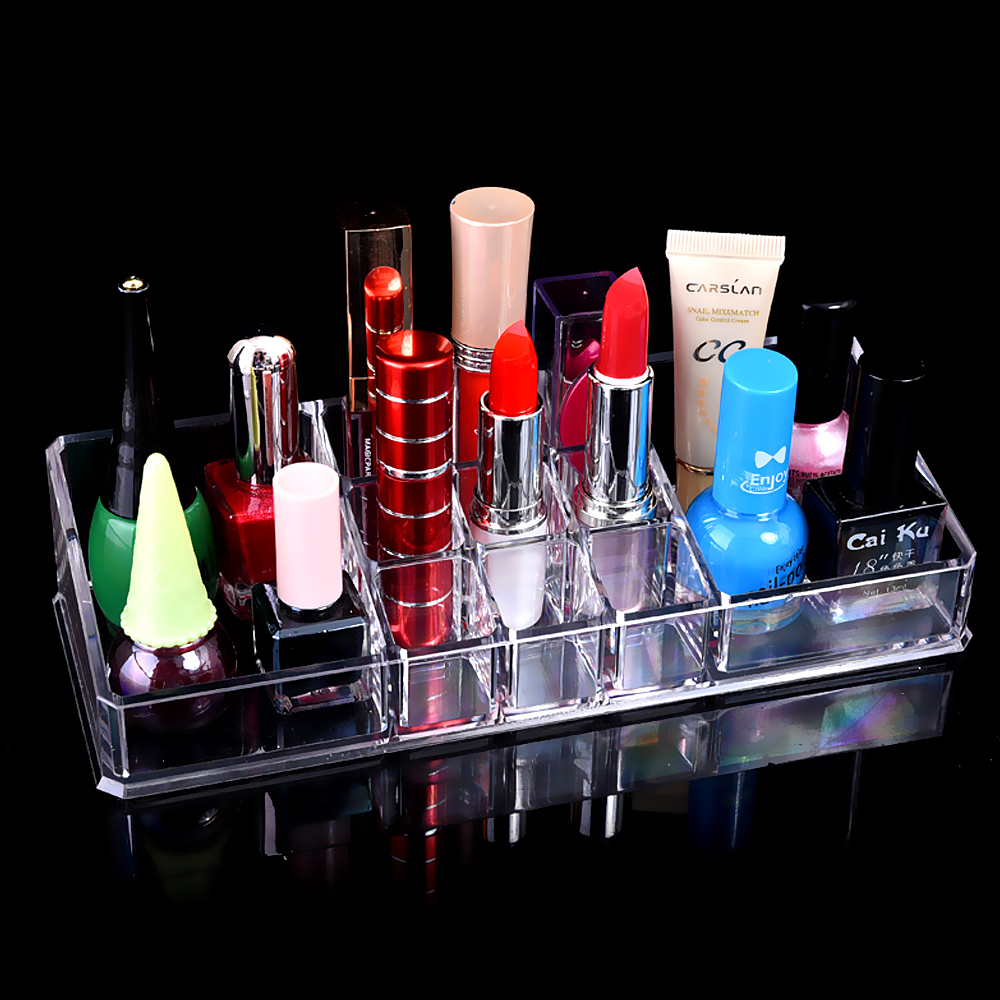 Transparent acrylic multilayer drawer cosmetic storage